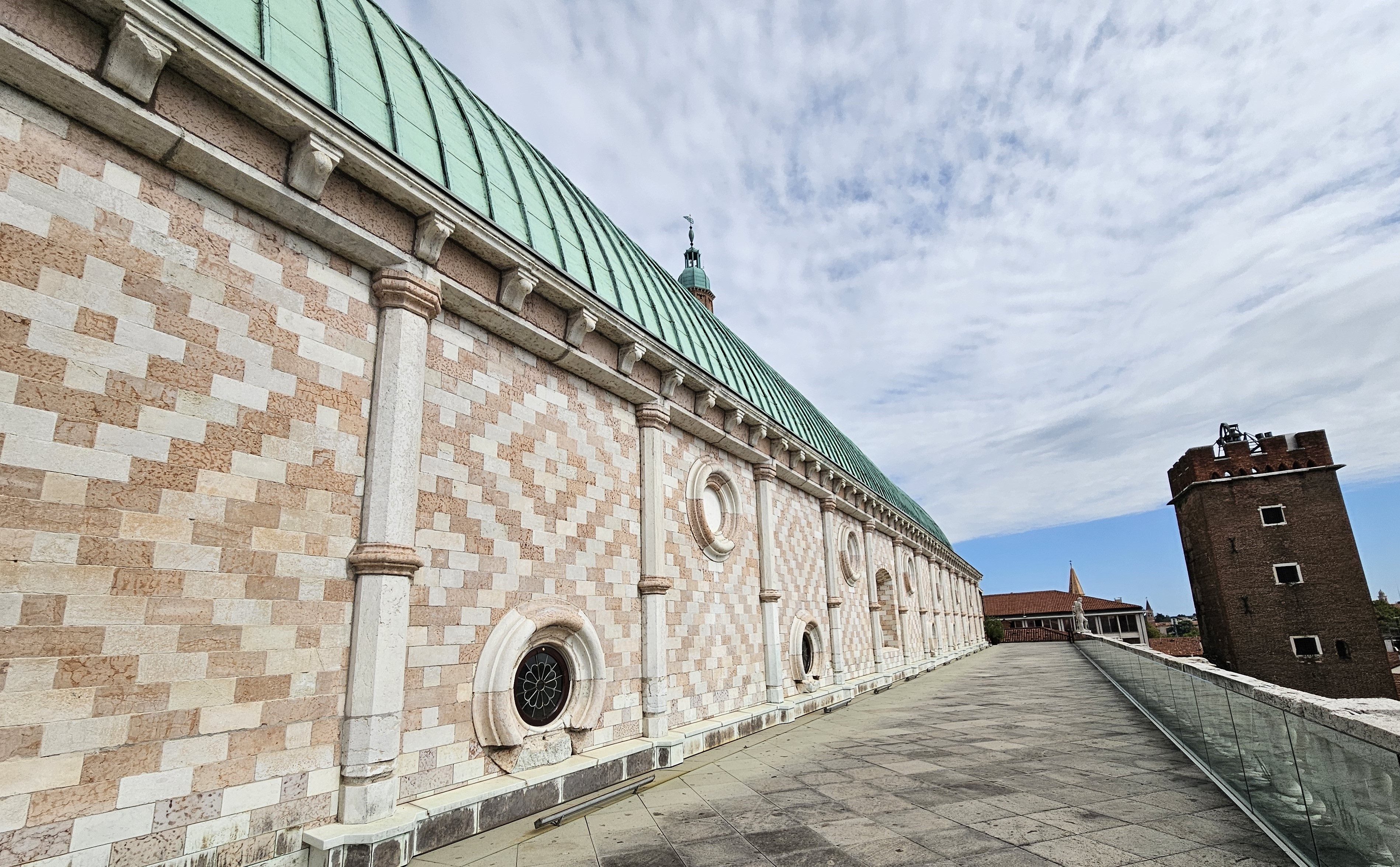 la terrazza della Basilica palladiana